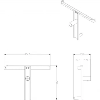 Стойка для акустики SVS AUDIOTECHNIK CASCADE 206A Pole Adapter 90085
